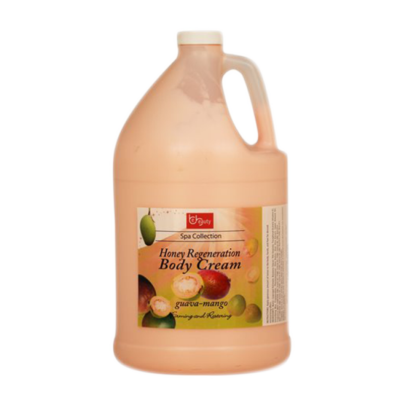 Be Beauty Spa Collection, Honey Regeneration Body Cream, Guava n Mango, 1 Gallon, CLOT014G1